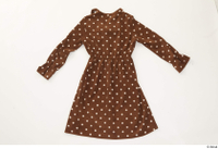  Clothes   278 brown dots dress casual woman clothing 0002.jpg
